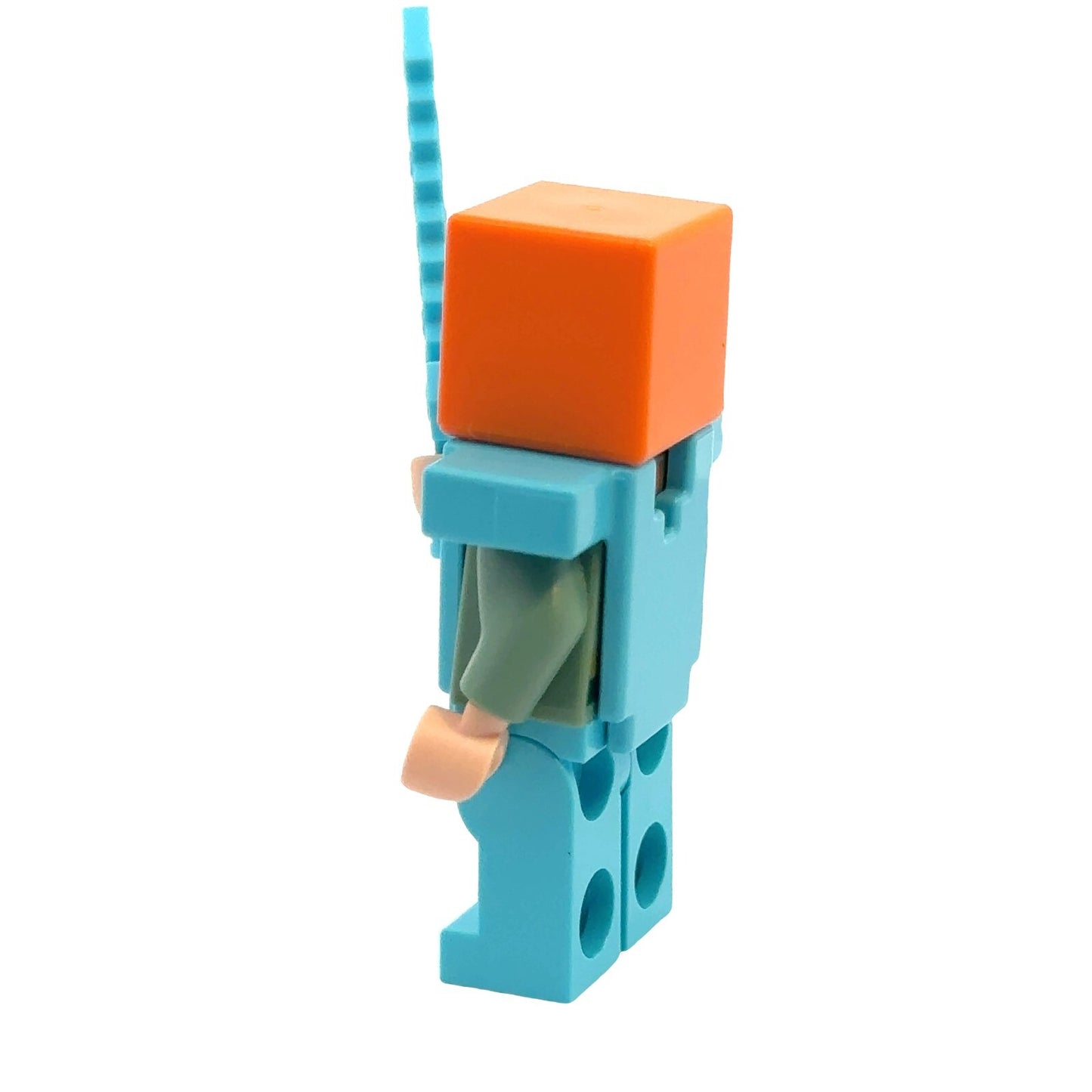 LEGO Minecraft: ALEX minifigure + diamond SWORD + ARMOR, never assembled 21154