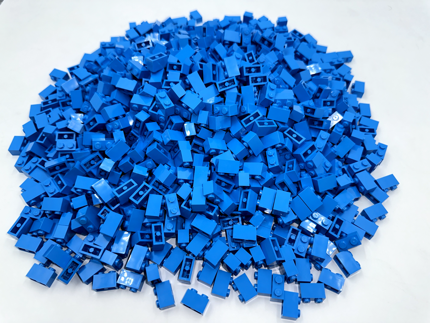 LEGO Pack of 100x New Dark Azure Brick 1 x 2 BULK BRICKS