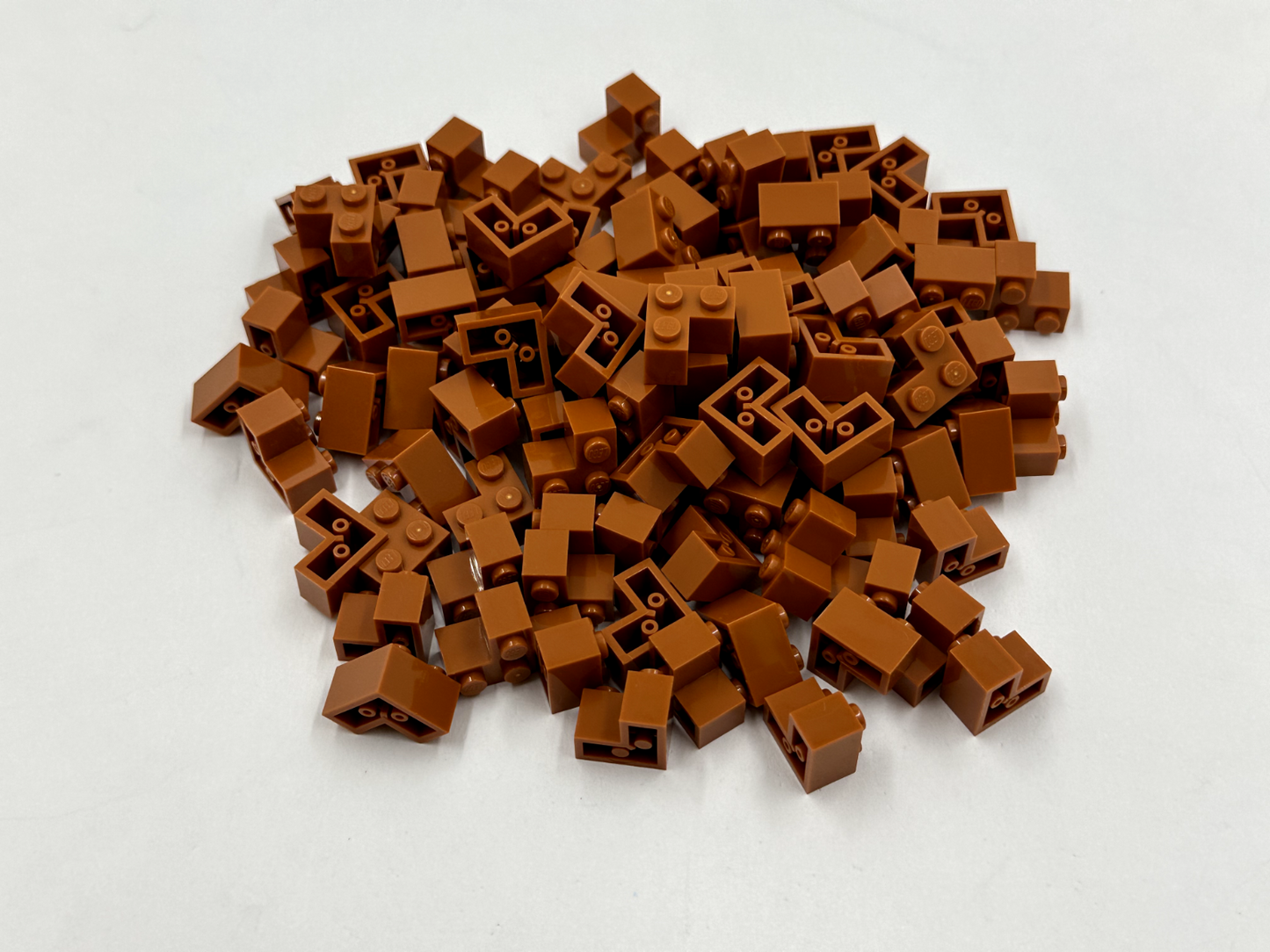 LEGO Pack of 200x New Dark Orange Brick 2 x 2 Corner BULK BRICKS