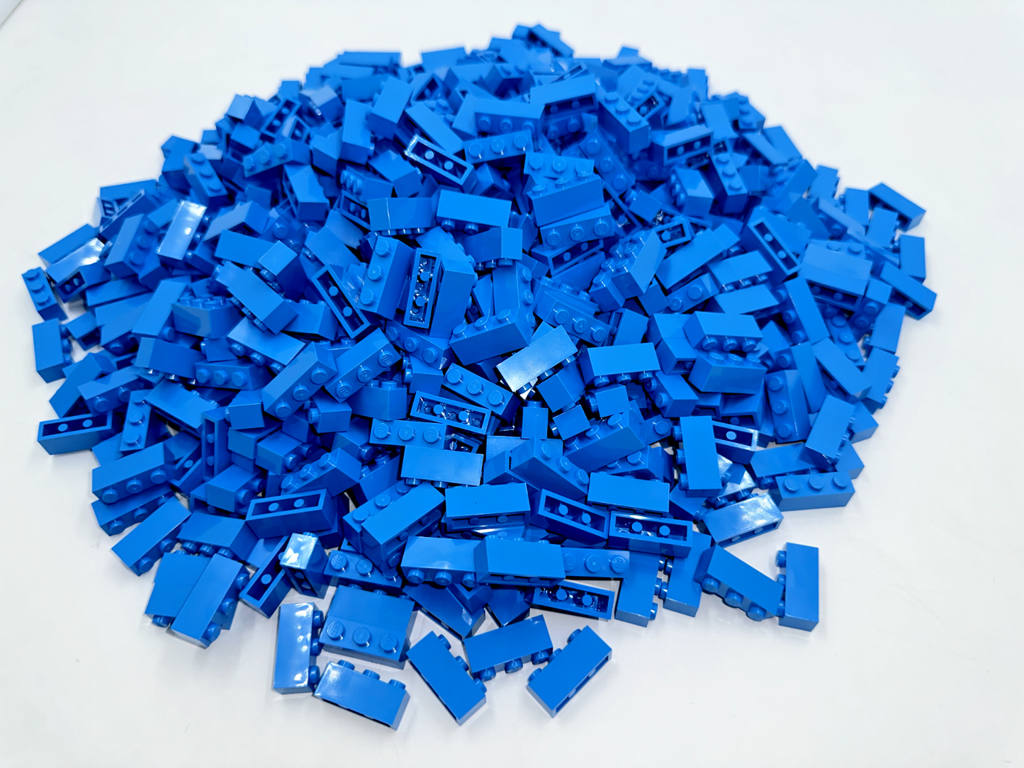 LEGO Pack of 100x New Dark Azure Brick 1 x 3 BULK BRICKS