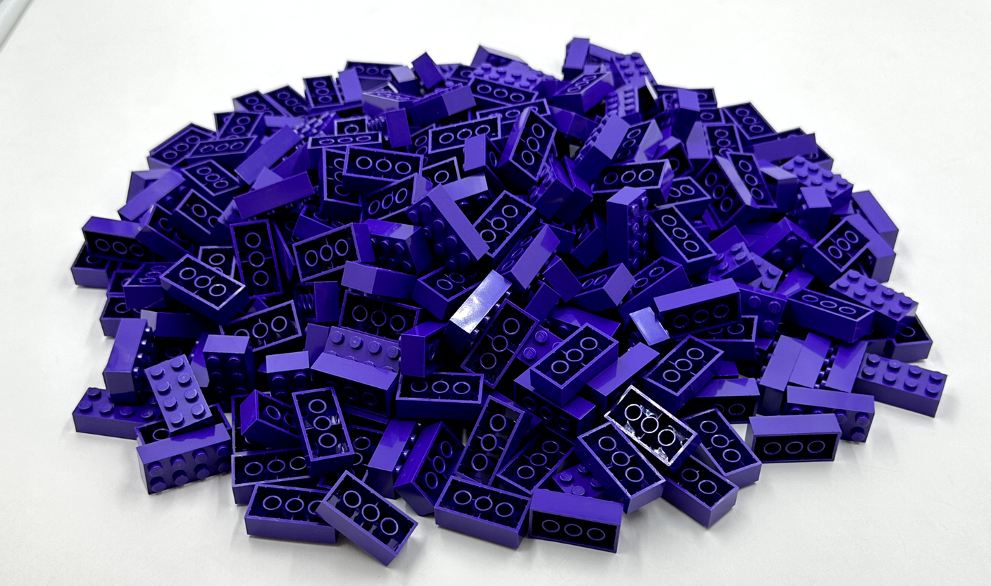 LEGO Pack of 200x New Dark Purple Brick 2 x 4 BULK BRICKS