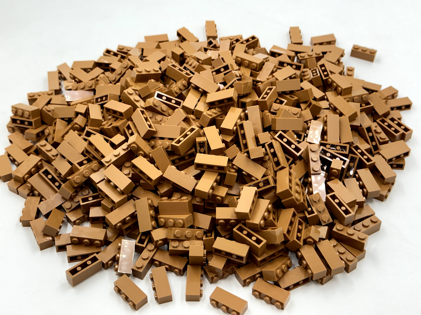 LEGO Pack of 200x New Medium Nougat Brick 1 x 3 BULK BRICKS
