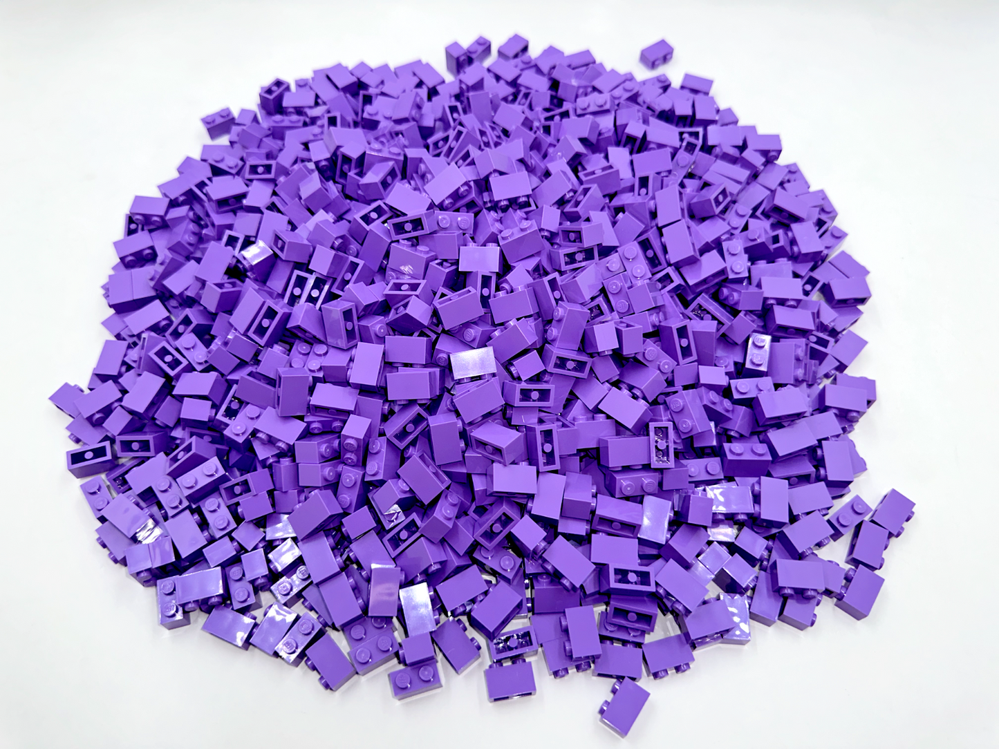 LEGO Pack of 200x New Medium Lavender Brick 1 x 2 BULK BRICKS