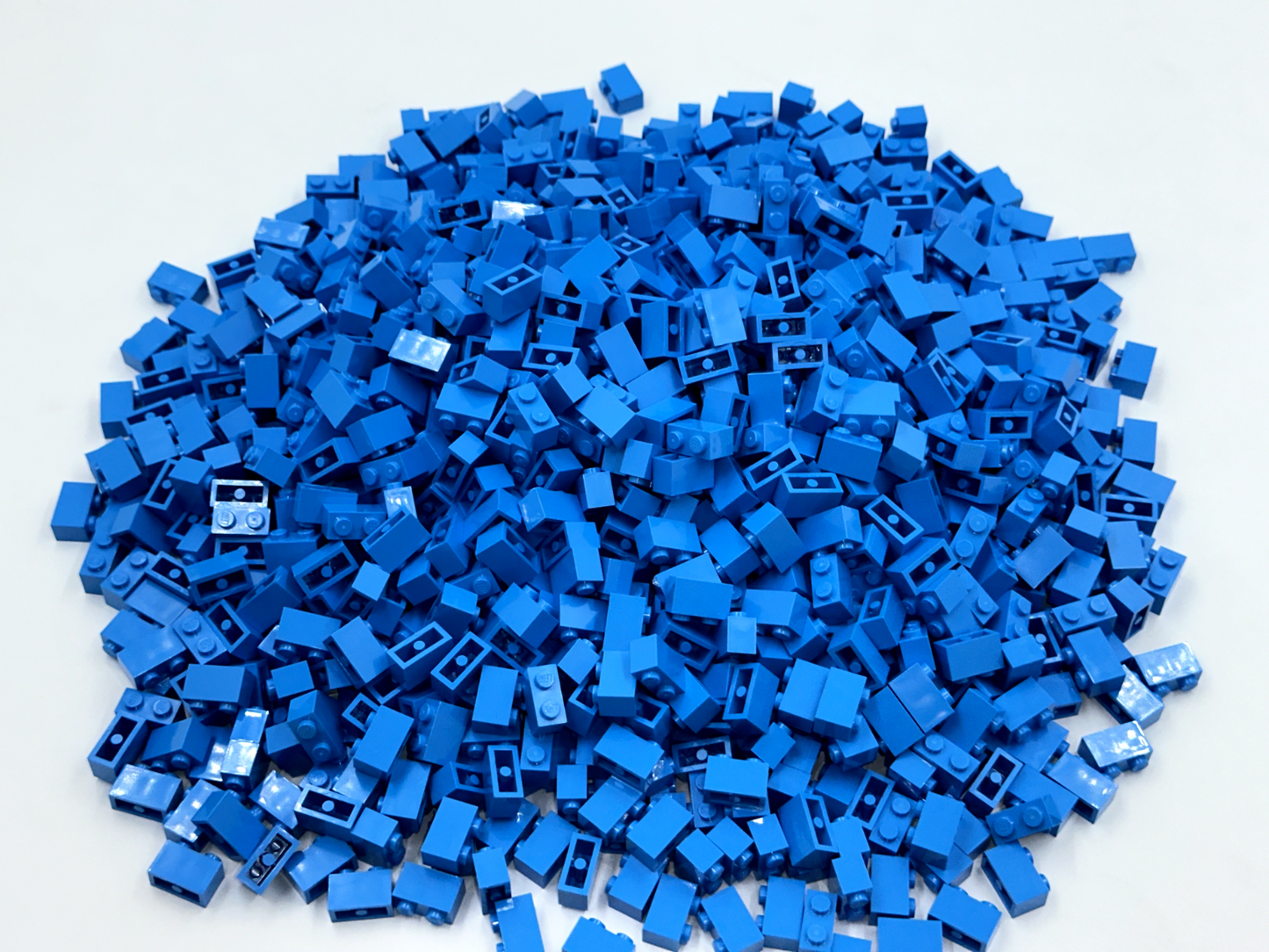 LEGO Pack of 200x New Dark Azure Brick 1 x 2 BULK BRICKS
