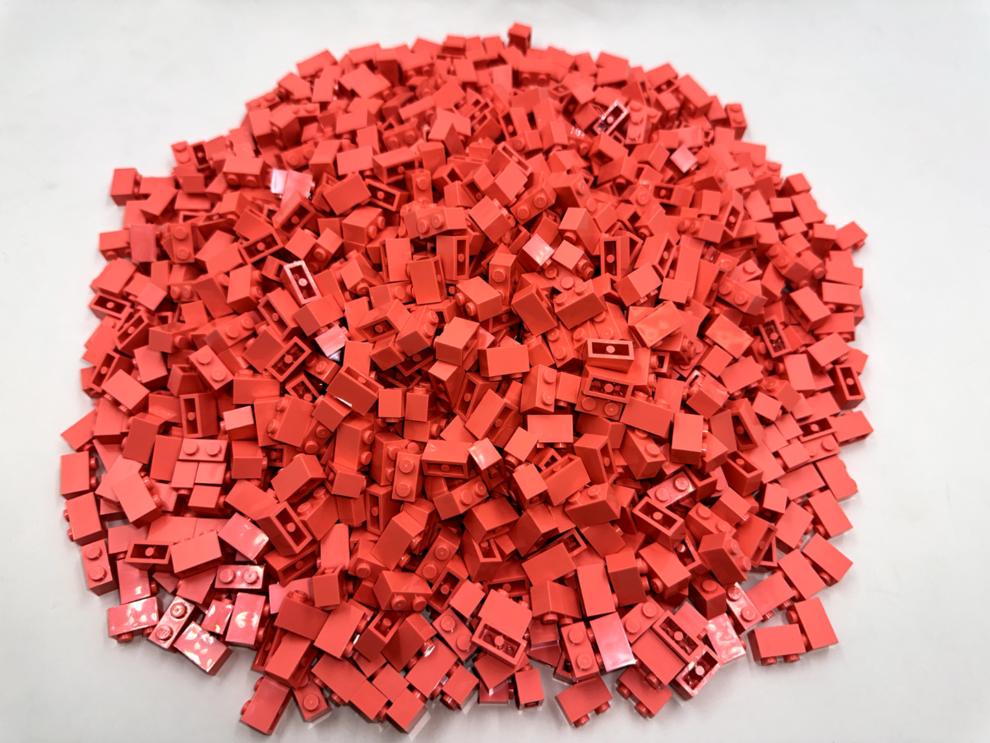 LEGO Pack of 200x New Coral Brick 1 x 2 BULK BRICKS