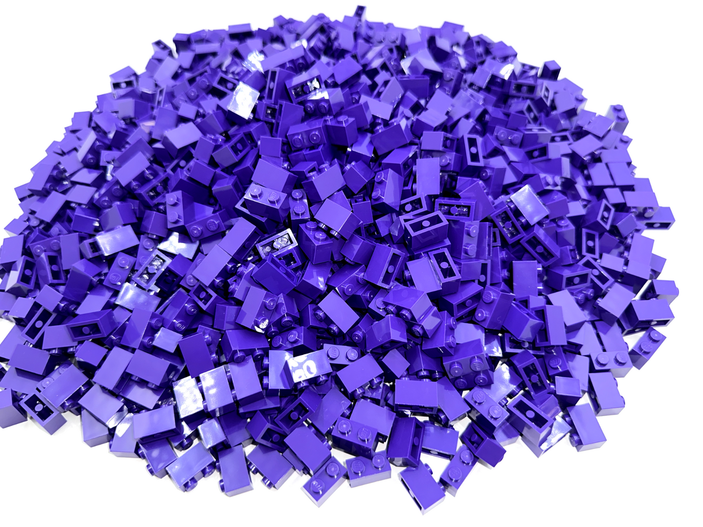 LEGO Pack of 200x New Dark Purple Brick 1 x 2 BULK BRICKS
