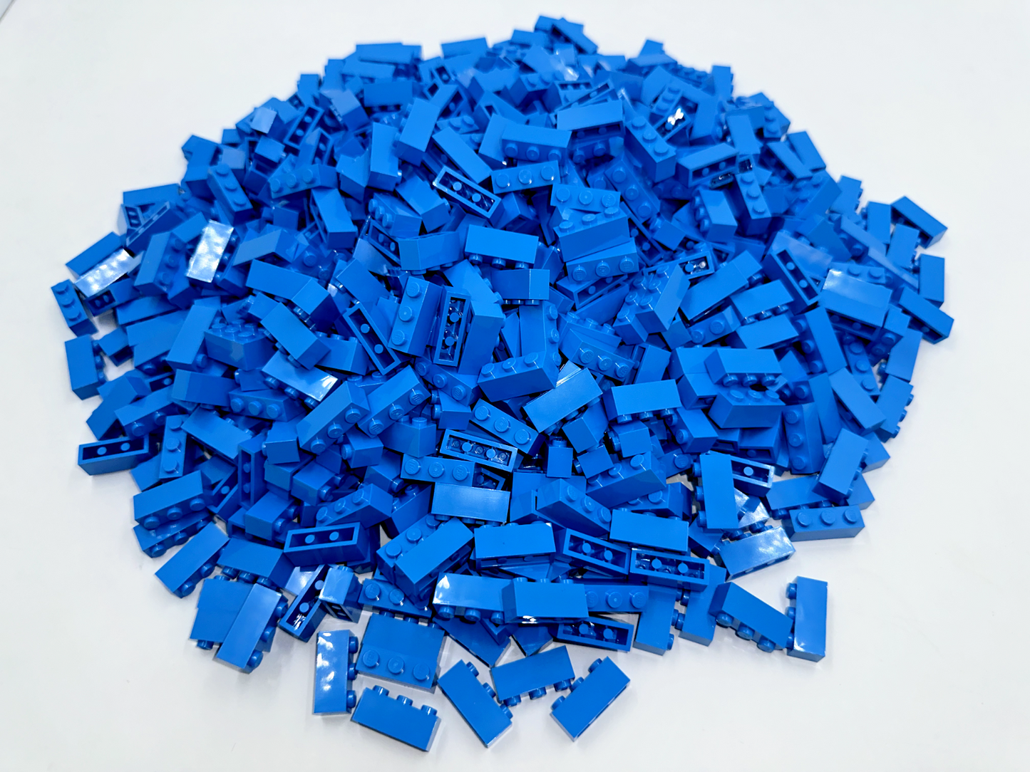 LEGO Pack of 100x New Dark Azure Brick 1 x 3 BULK BRICKS