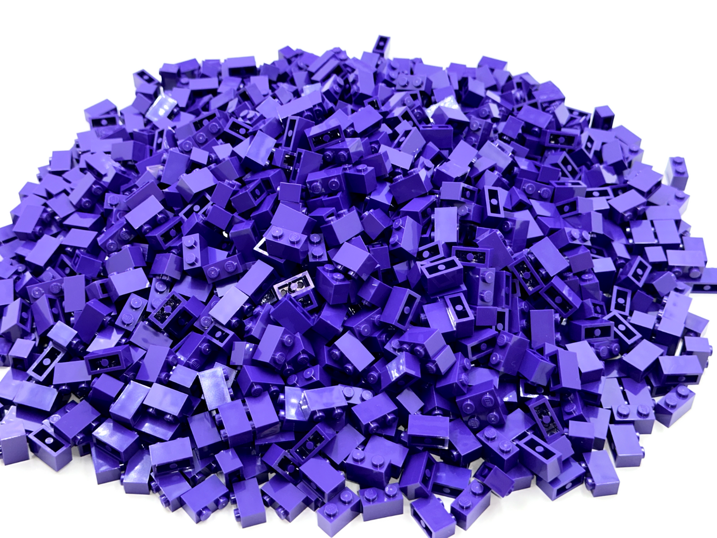 LEGO Pack of 200x New Dark Purple Brick 1 x 2 BULK BRICKS