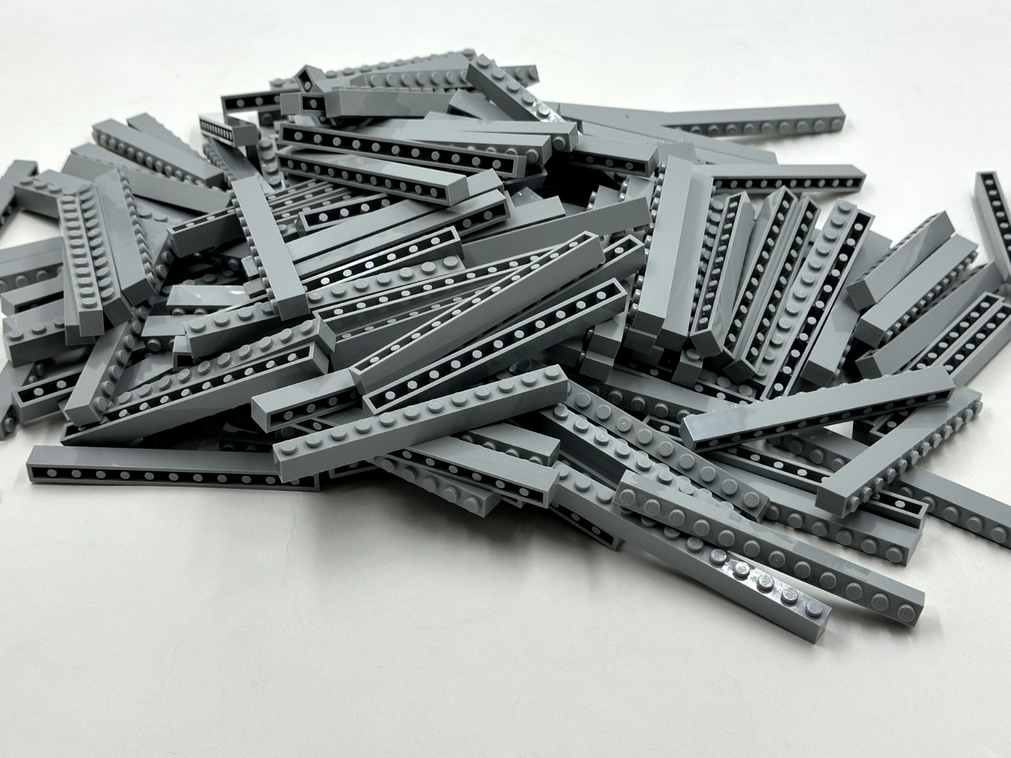 LEGO Pack of 200x New Light Bluish Gray Brick 1 x 12 BULK BRICKS