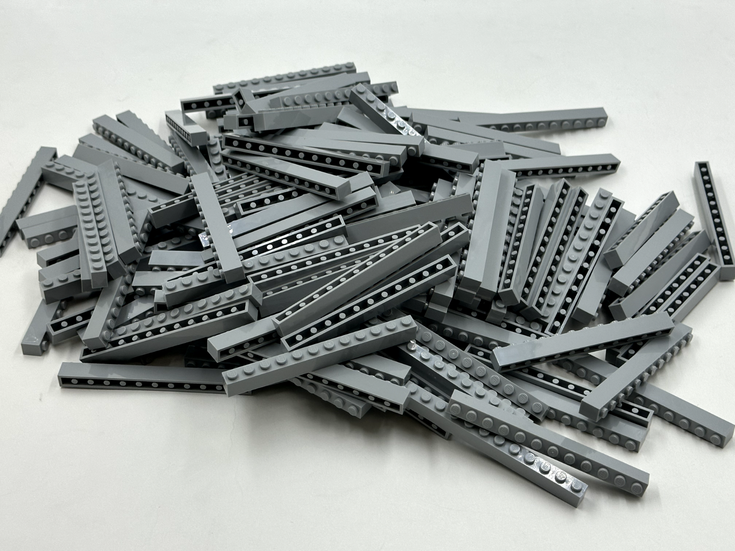 LEGO Pack of 200x New Light Bluish Gray Brick 1 x 12 BULK BRICKS