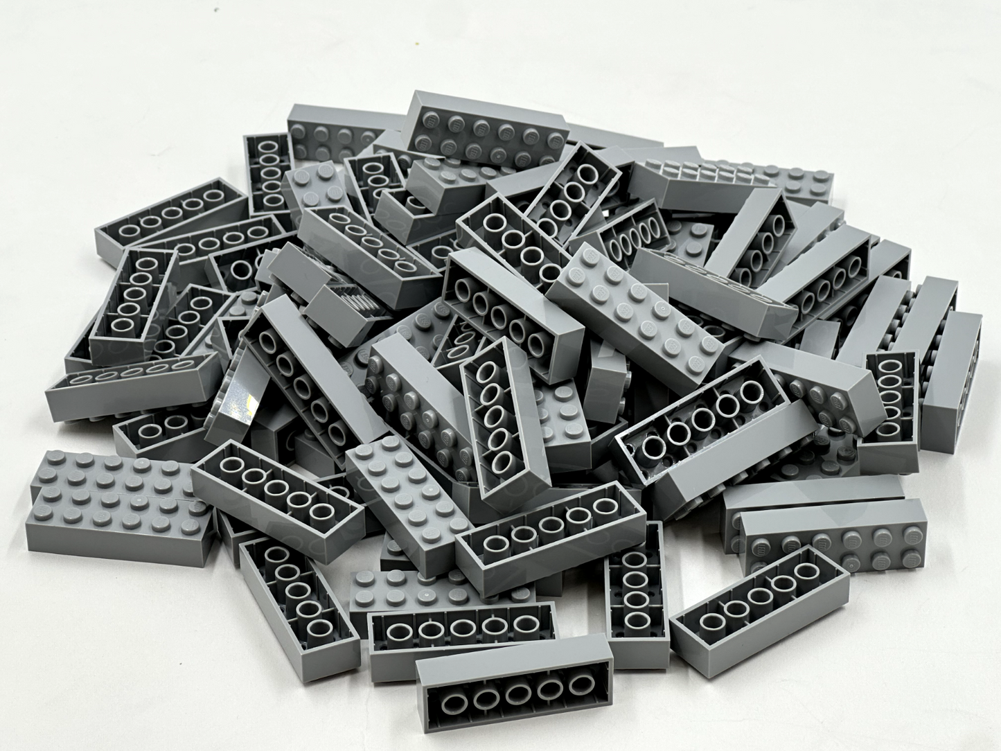 LEGO Pack of 200x New Light Bluish Gray Brick 2 x 6 BULK BRICKS