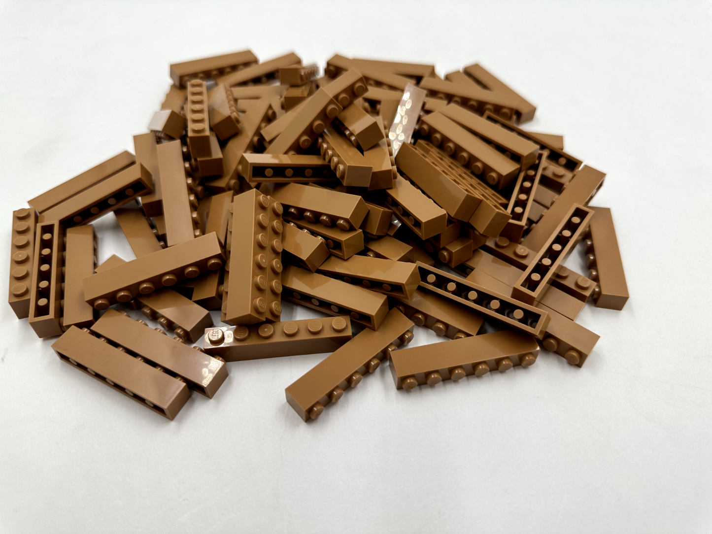 LEGO Pack of 200x New Medium Nougat Brick 1 x 6 BULK BRICKS