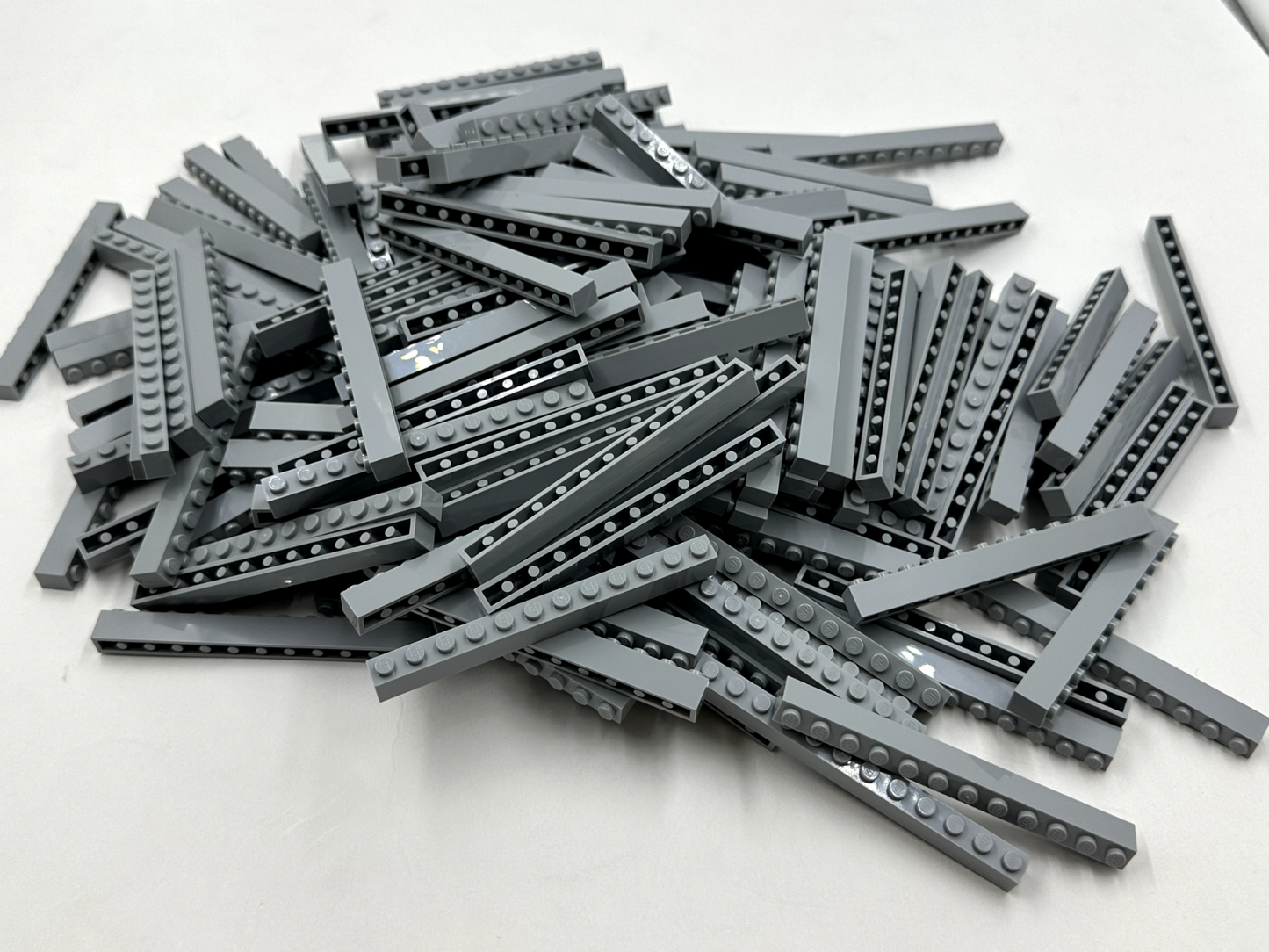LEGO Pack of 200x New Light Bluish Gray Brick 1 x 12 BULK BRICKS