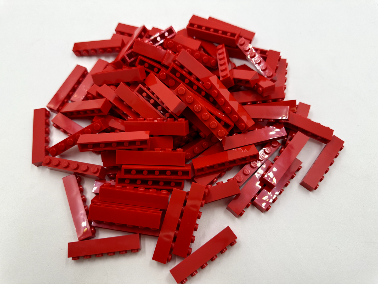 LEGO Pack of 200x New Red Brick 1 x 6 BULK BRICKS
