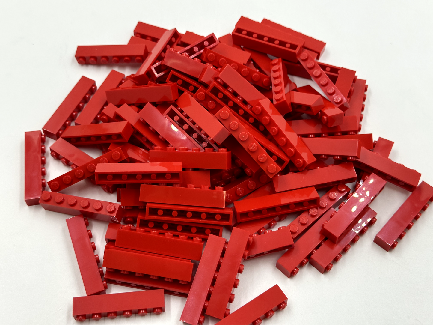 LEGO Pack of 200x New Red Brick 1 x 6 BULK BRICKS