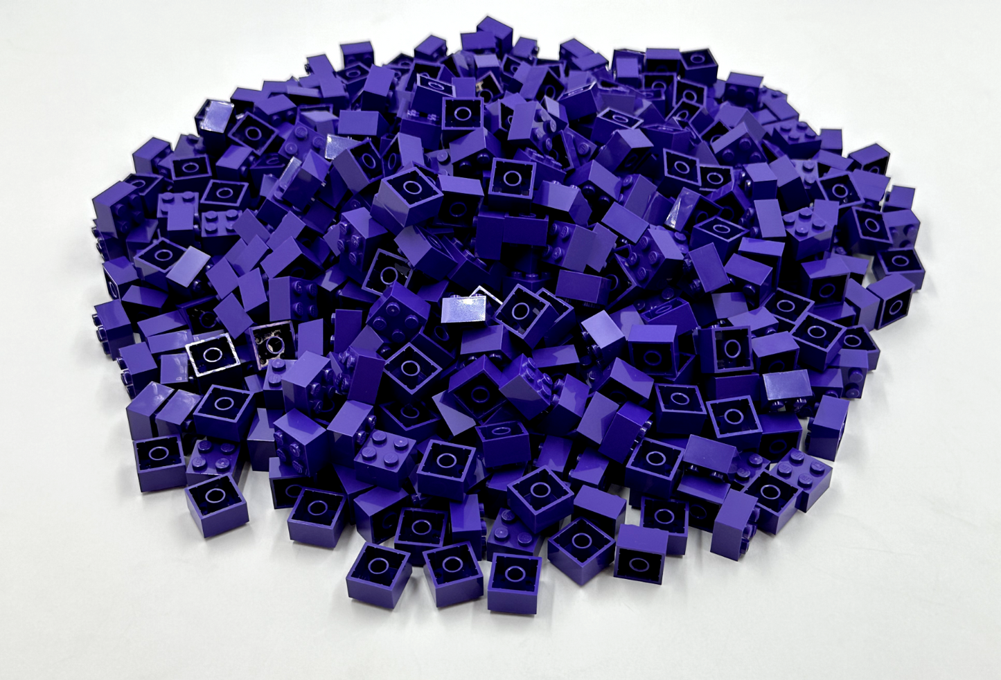 LEGO Pack of 100x New Dark Purple Brick 2 x 2 BULK BRICKS