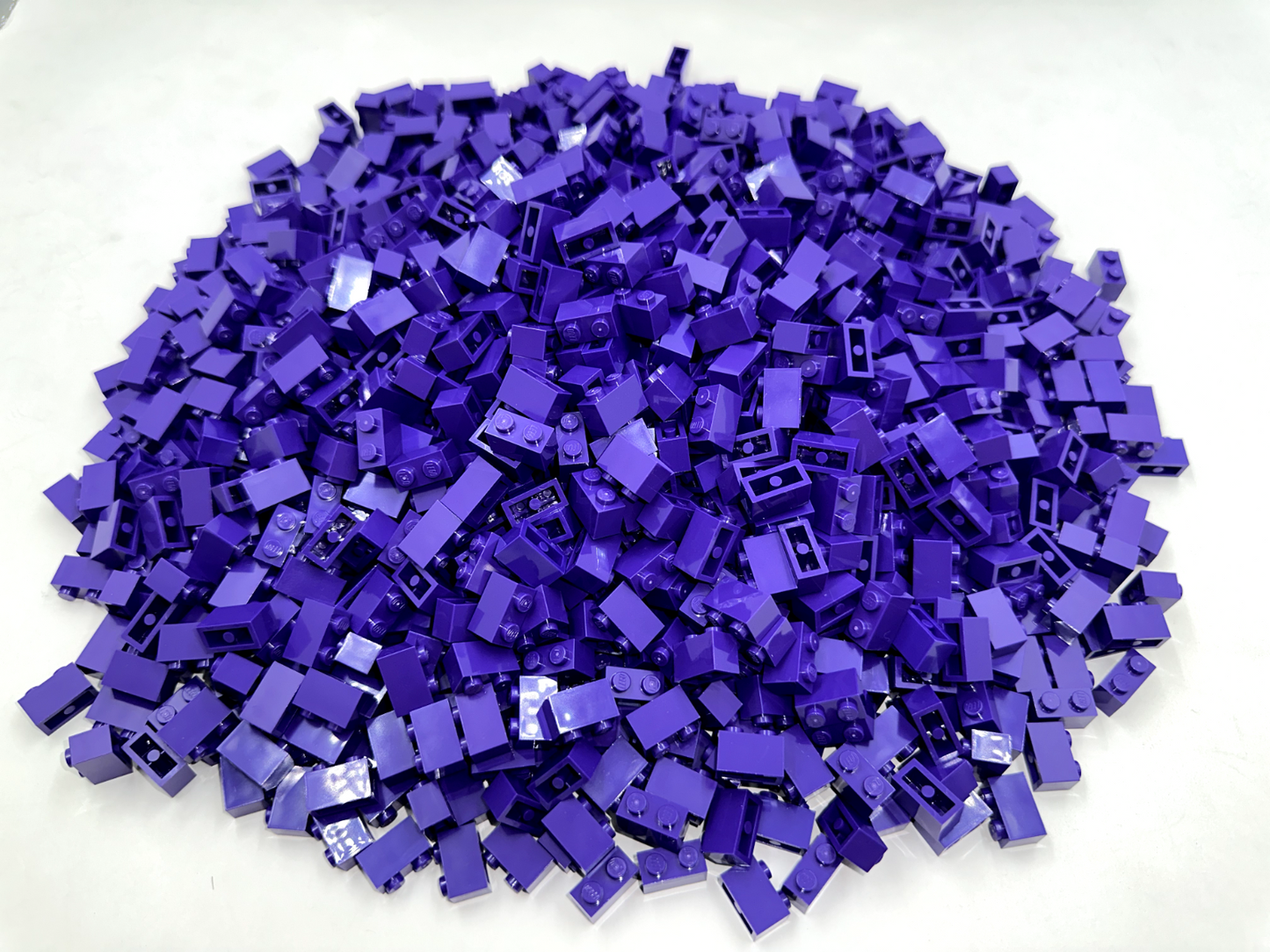 LEGO Pack of 100x New Dark Purple Brick 1 x 2 BULK BRICKS