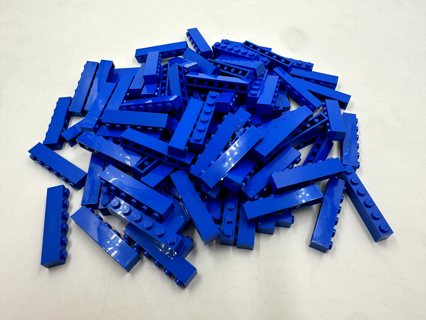 LEGO Pack of 100x New Blue Brick 1 x 6 BULK BRICKS