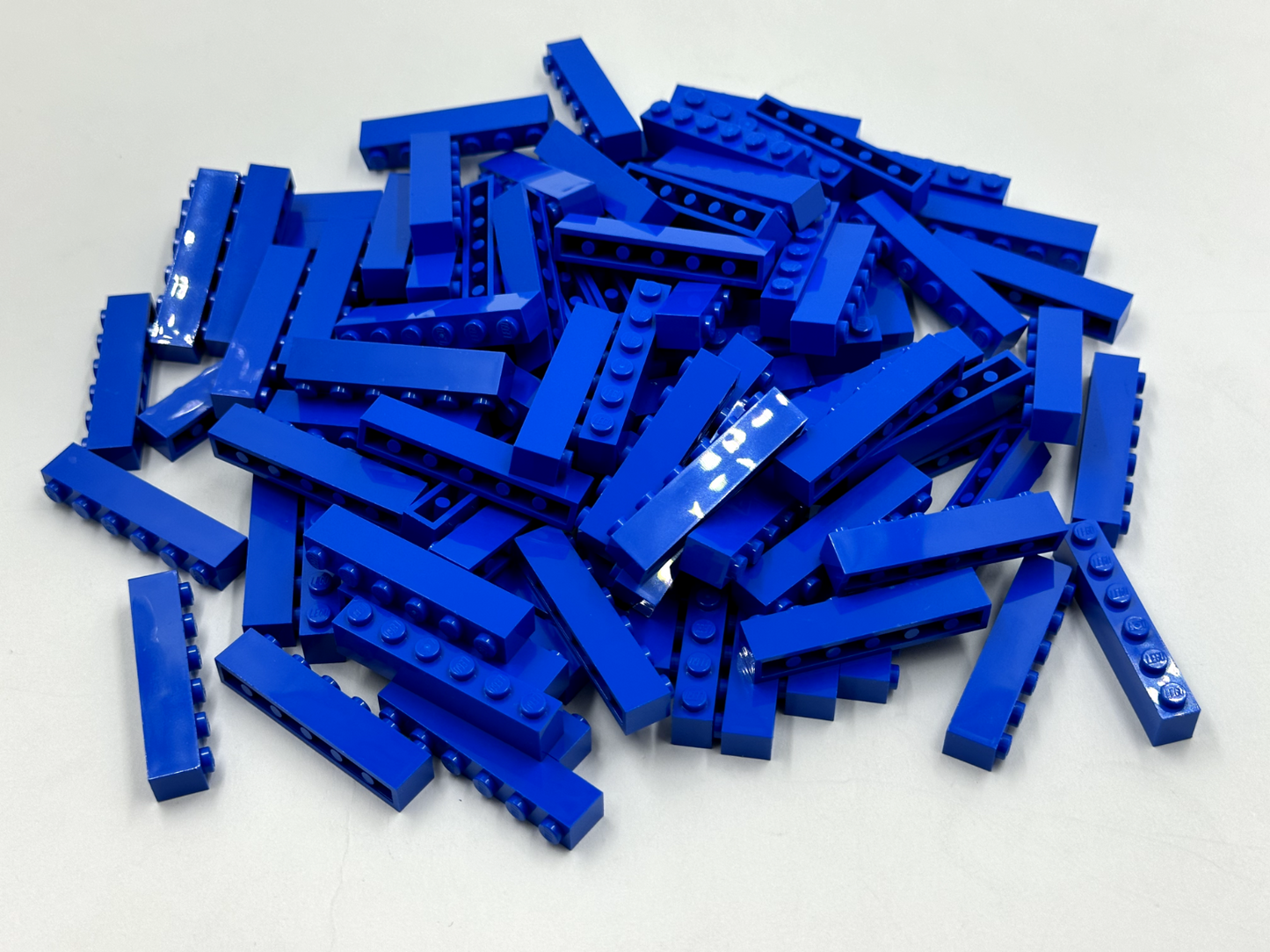 LEGO Pack of 100x New Blue Brick 1 x 6 BULK BRICKS
