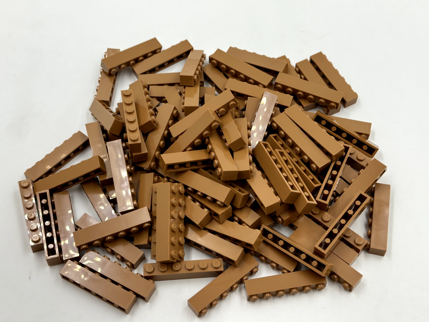 LEGO Pack of 200x New Medium Nougat Brick 1 x 6 BULK BRICKS