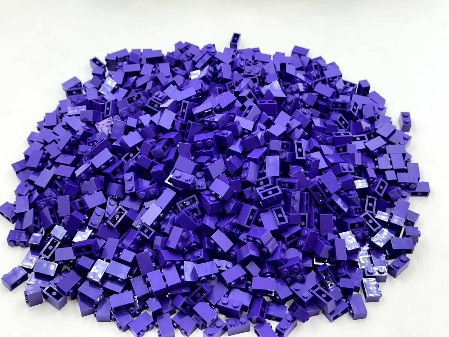 LEGO Pack of 100x New Dark Purple Brick 1 x 2 BULK BRICKS