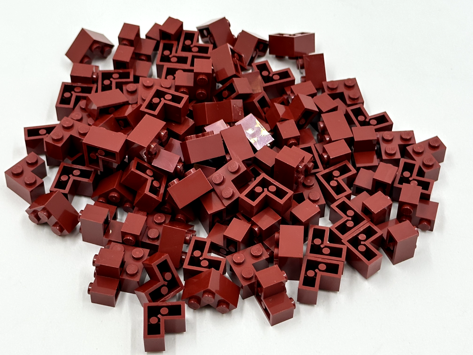 LEGO Pack of 200x New Dark Red Brick 2 x 2 Corner  BULK BRICKS