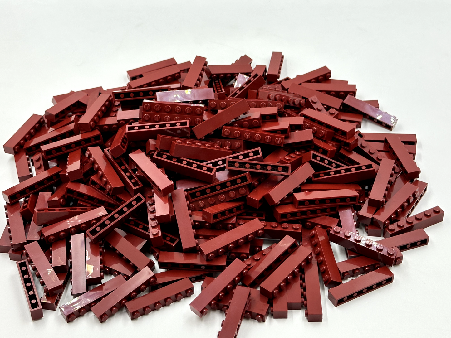 LEGO Pack of 100x New Dark Red Brick 1 x 6 BULK BRICKS