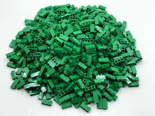 LEGO Pack of 200x New Green Brick 1 x 3 BULK BRICKS