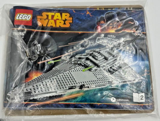 INSTRUCTIONS + STICKER - LEGO Star Wars: Imperial Star Destroyer (75055)