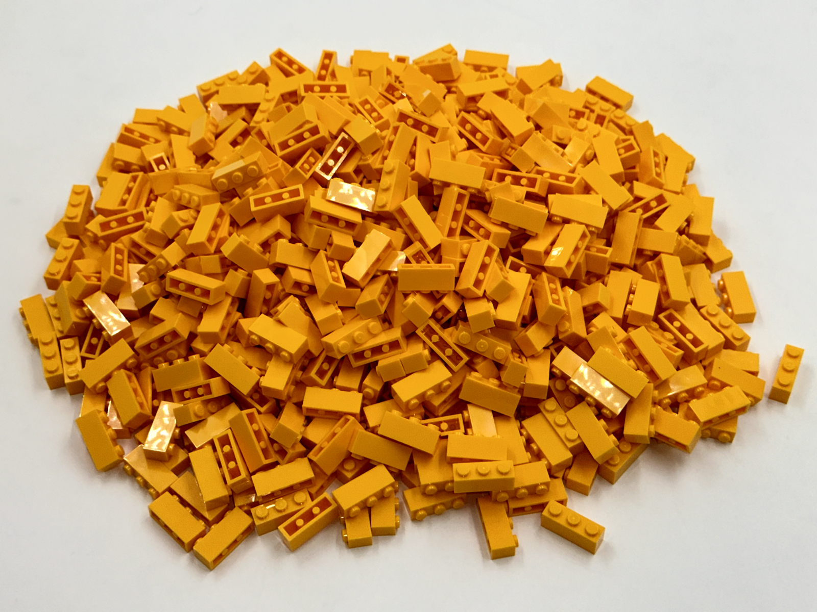 LEGO Pack of 100x New Bright Light Orange Brick 1 x 3 BULK BRICKS