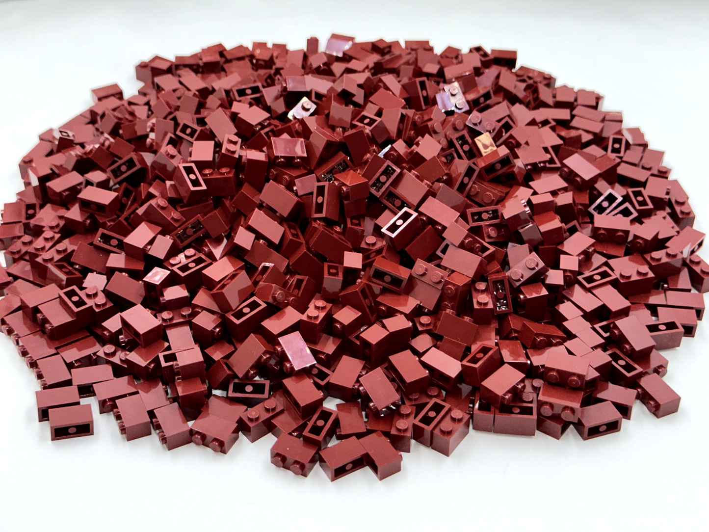 LEGO Pack of 100x New Dark Red Brick 1 x 2 BULK BRICKS