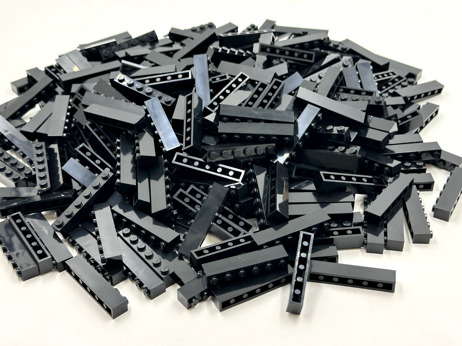LEGO Pack of 100x New Black Brick 1 x 6 BULK BRICKS
