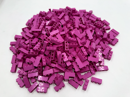 LEGO Pack of 100x New Dark Pink Brick 1 x 3 BULK BRICKS