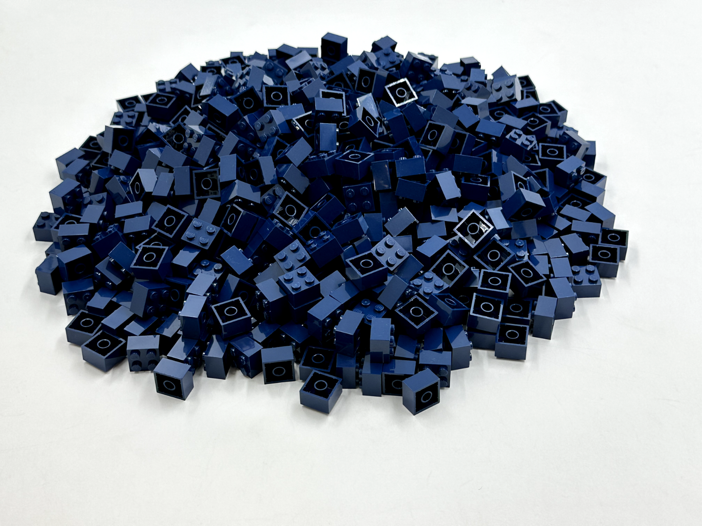 LEGO Pack of 100x New Dark Blue Brick 2 x 2  BULK BRICKS