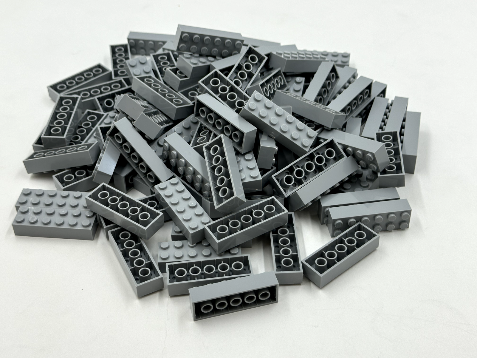 LEGO Pack of 200x New Light Bluish Gray Brick 2 x 6  BULK BRICKS