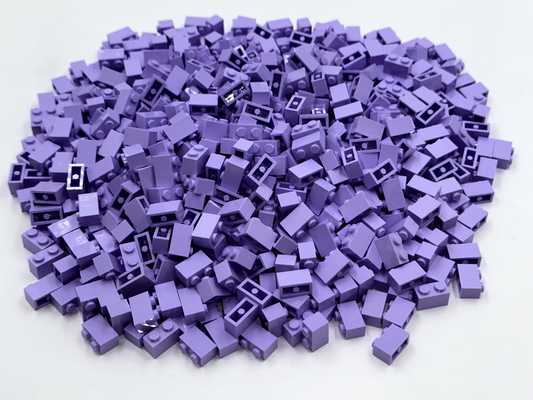 LEGO Pack of 100x New Lavender Brick 1 x 2 BULK BRICKS