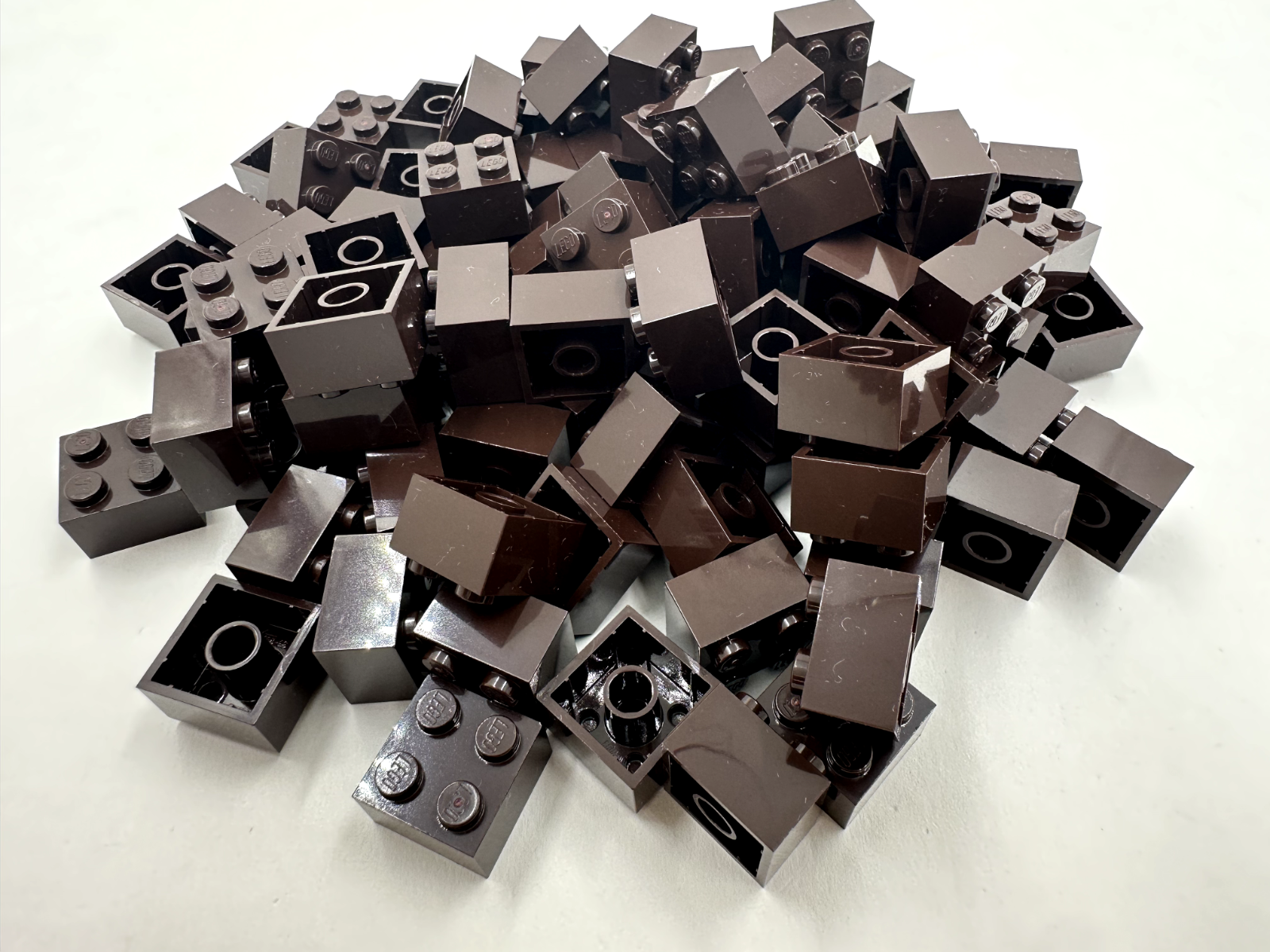 LEGO Pack of 200x New Dark Brown Brick 2 x 2  BULK BRICKS