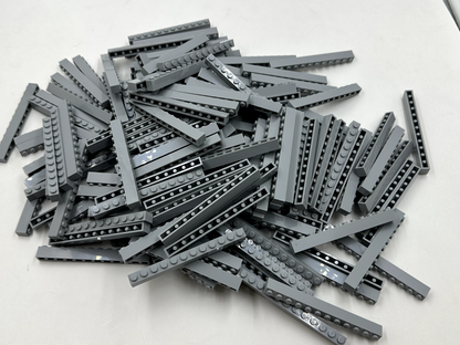 LEGO Pack of 200x New Light Bluish Gray Brick 1 x 12 BULK BRICKS