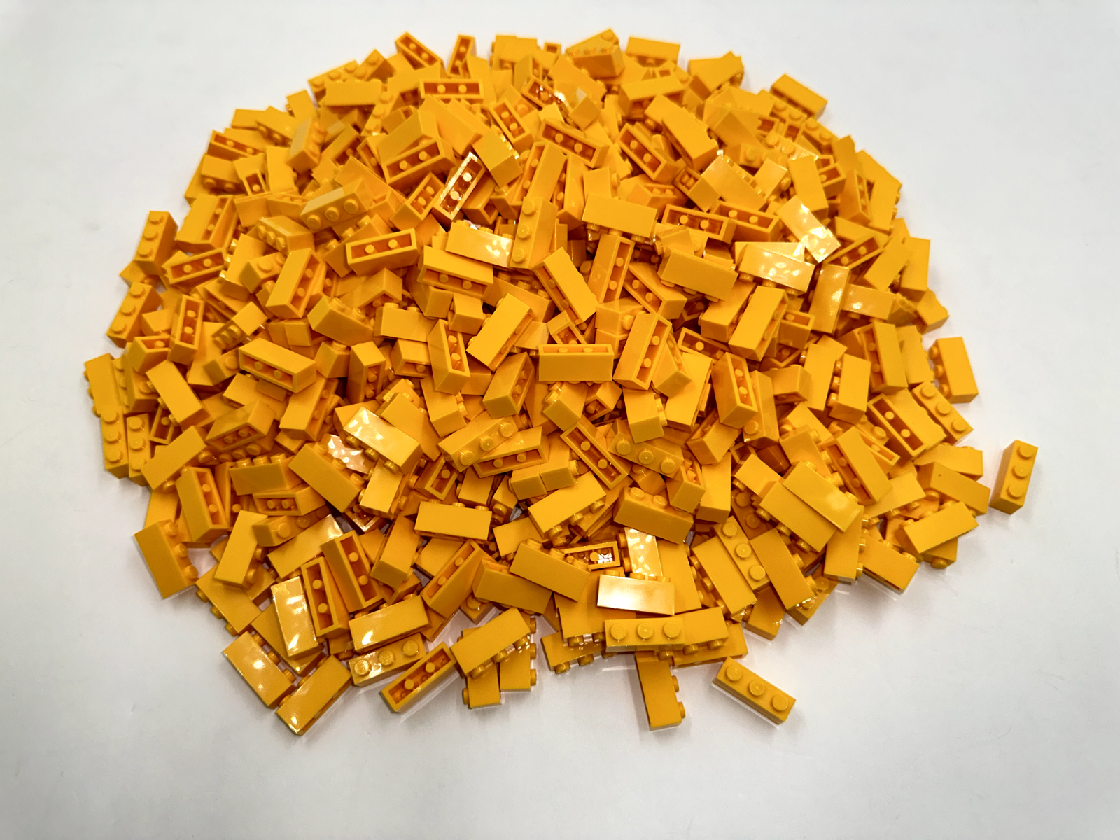 LEGO Pack of 100x New Bright Light Orange Brick 1 x 3 BULK BRICKS