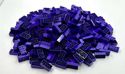 LEGO Pack of 200x New Dark Purple Brick 2 x 4  BULK BRICKS