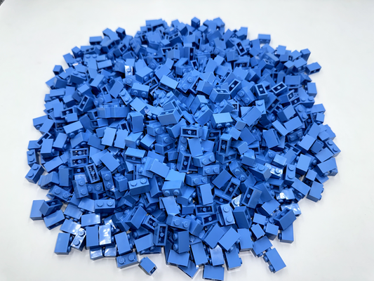 LEGO Pack of 200x New Medium Blue Brick 1 x 2 BULK BRICKS