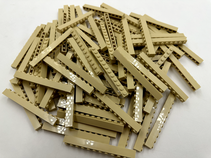 LEGO Pack of 200x New Tan Brick 1 x 12 BULK BRICKS