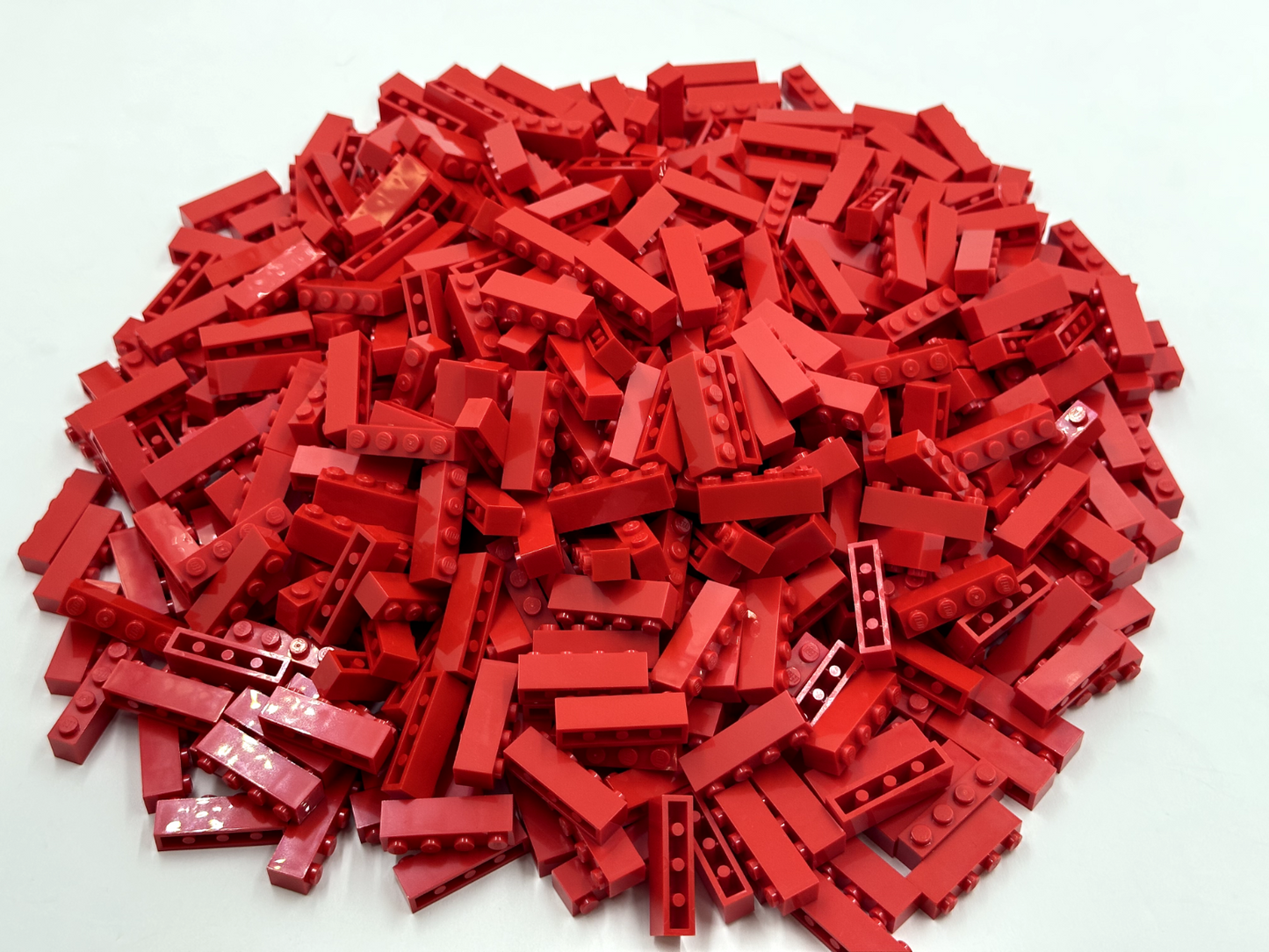 LEGO Pack of 200x New Red Brick 1 x 4 BULK BRICKS
