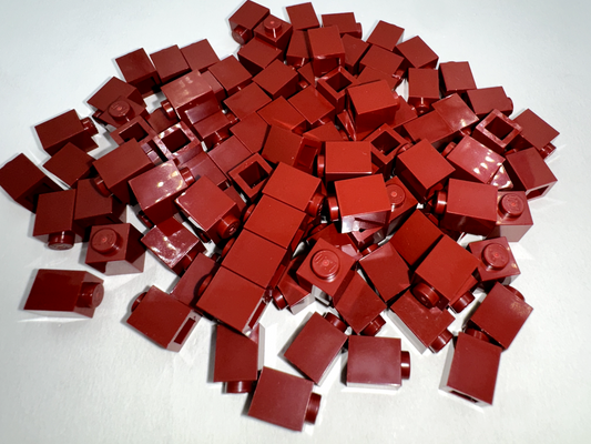 LEGO Pack of 200x New Dark Red Brick 1 x 1  BULK BRICKS