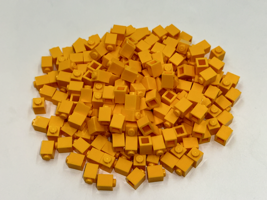 LEGO Pack of 100x New Bright Light Orange Brick 1 x 1  BULK BRICKS