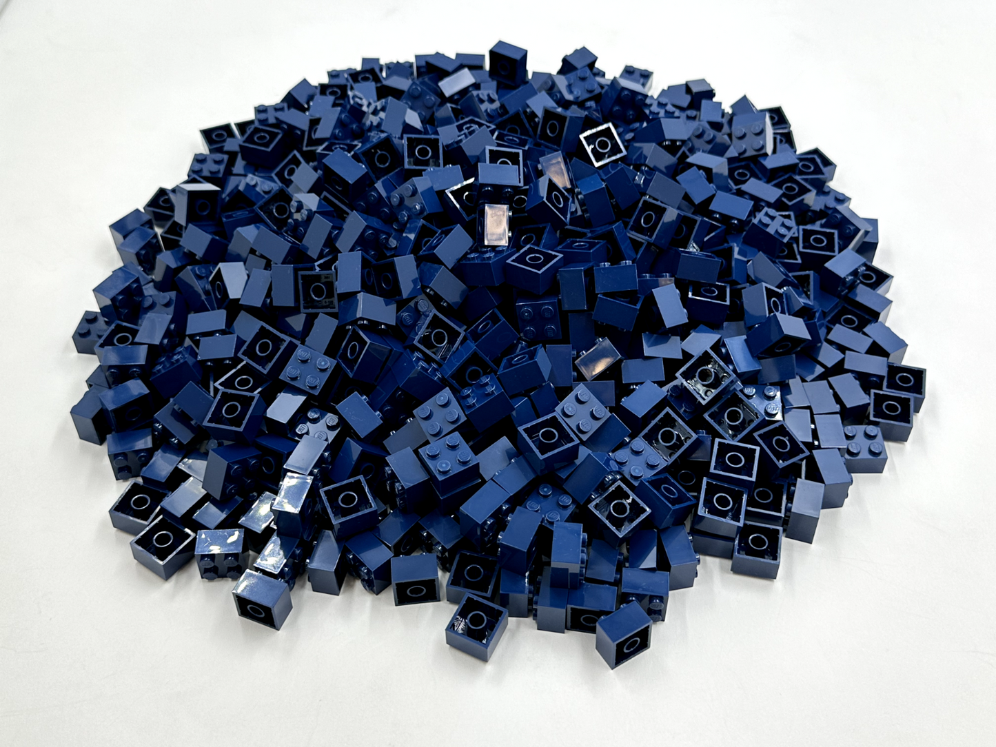 LEGO Pack of 100x New Dark Blue Brick 2 x 2  BULK BRICKS