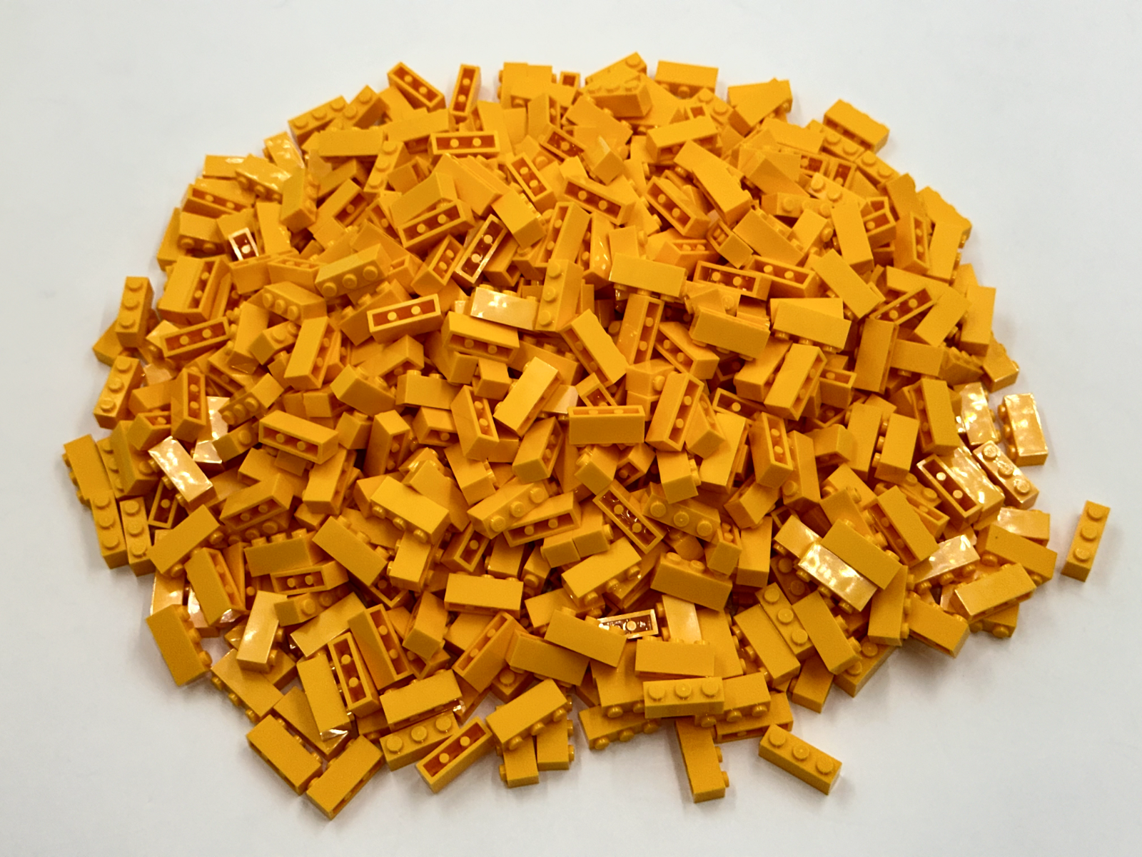 LEGO Pack of 100x New Bright Light Orange Brick 1 x 3 BULK BRICKS