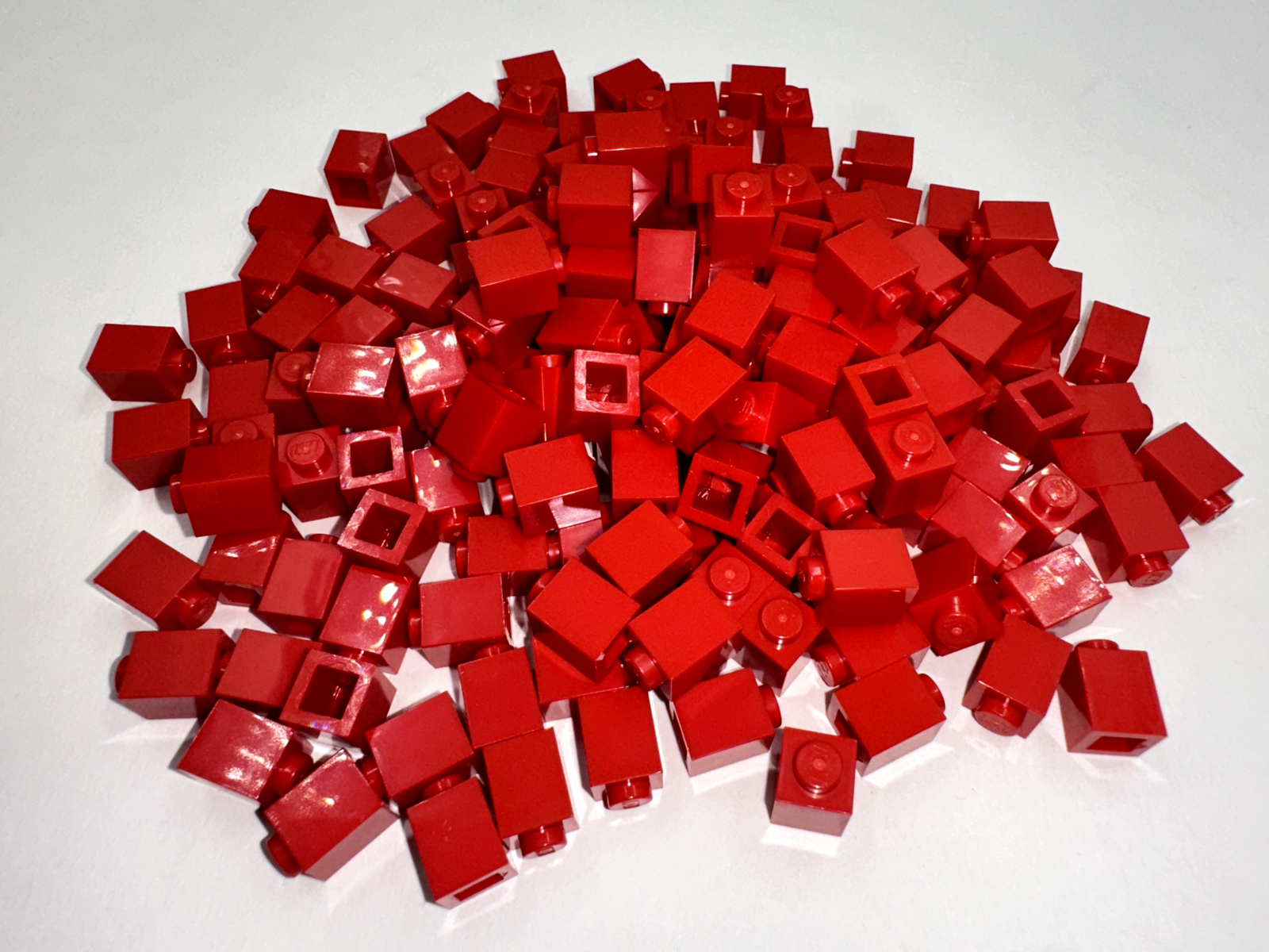 LEGO Pack of 200x New Red Brick 1 x 1  BULK BRICKS