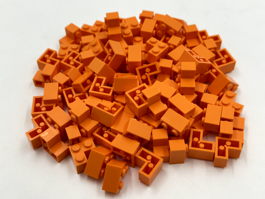 LEGO Pack of 100x New Orange Brick 2 x 2 Corner  BULK BRICKS