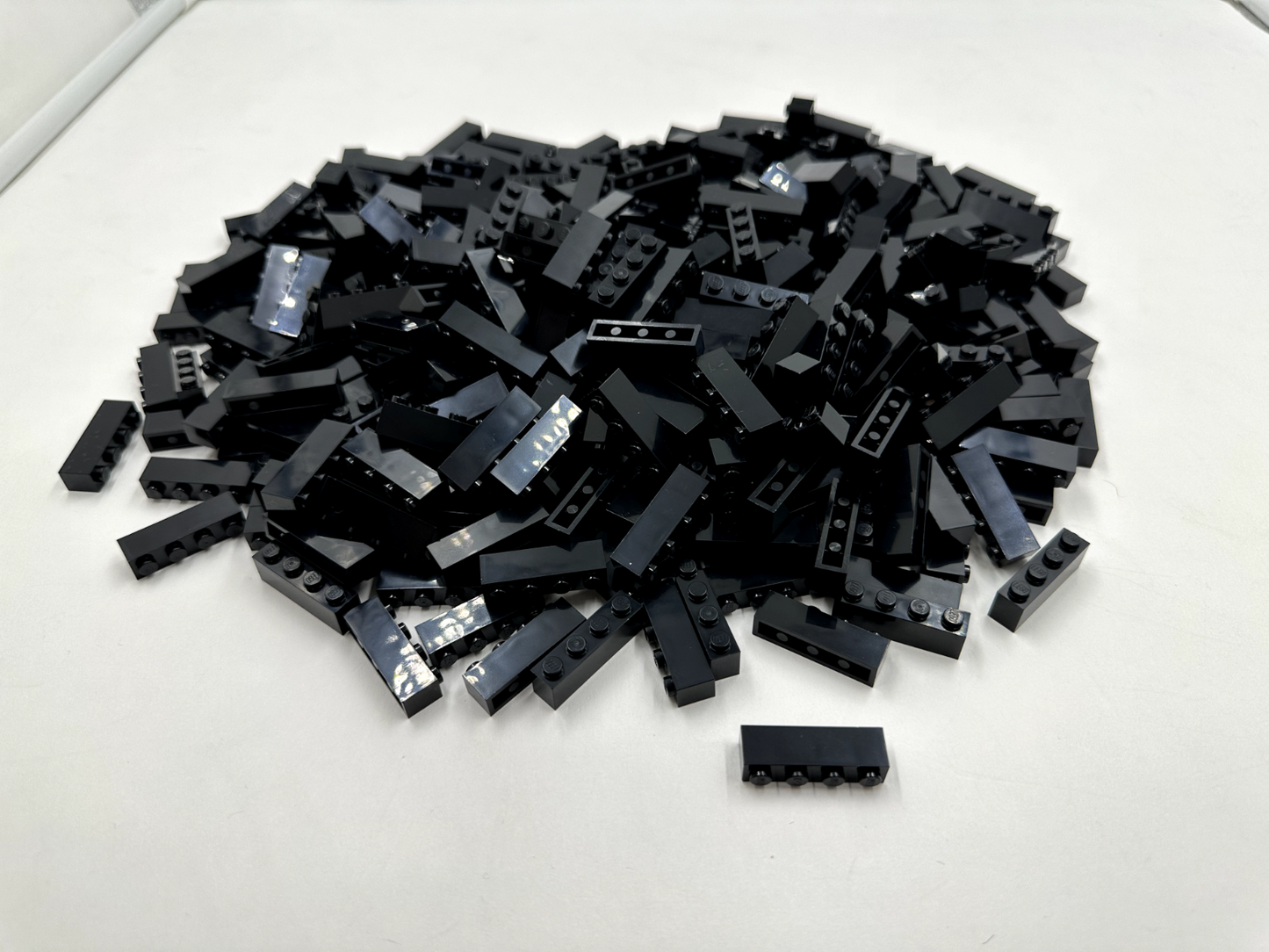LEGO Pack of 100x New Black Brick 1 x 4 BULK BRICKS